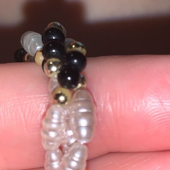 VTG MCM FAUX SEED PEARL MULTI COLORED/STRAND ROPE NECKLACE 24” - Picture 10 of 10